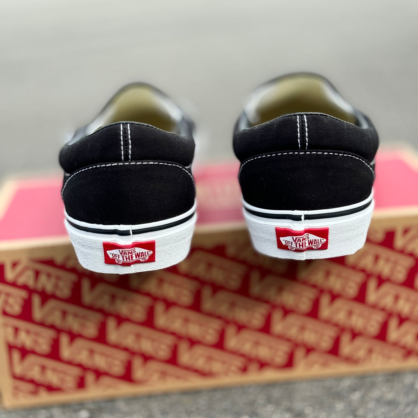 till death wedding vans ring finger black slip on shoes for bride and groom