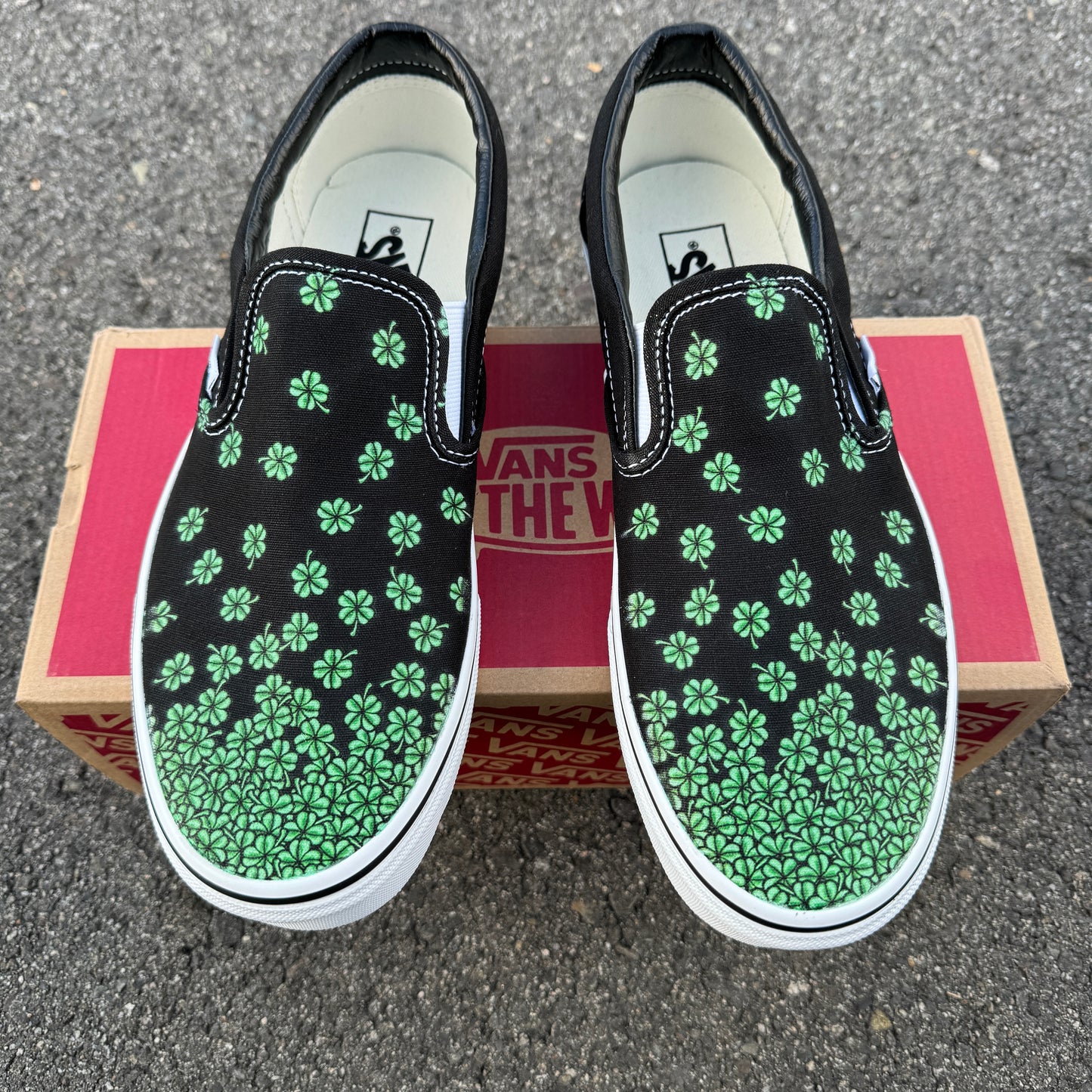 Lucky Clover Slip Ons