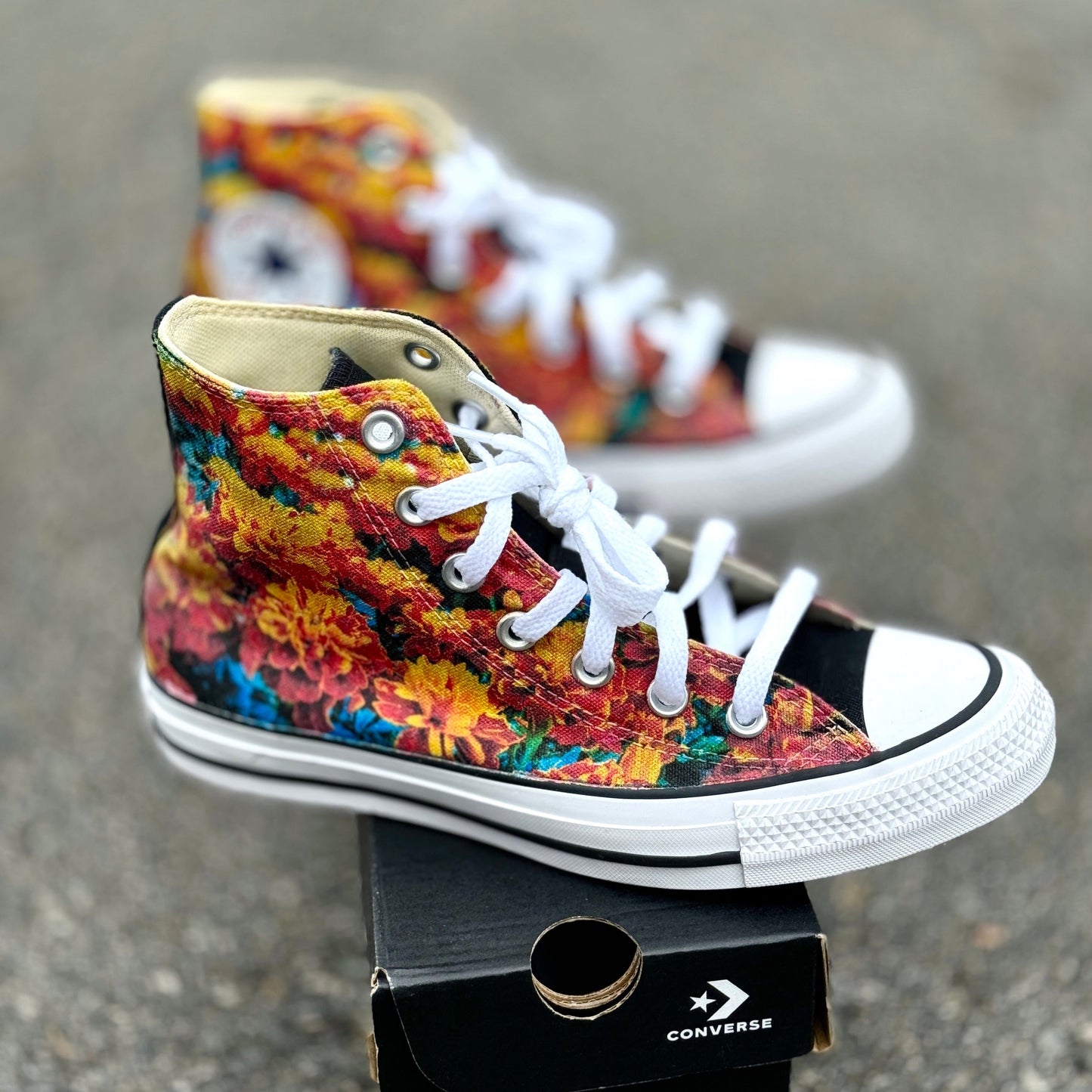 marigold high top converse shoes custom