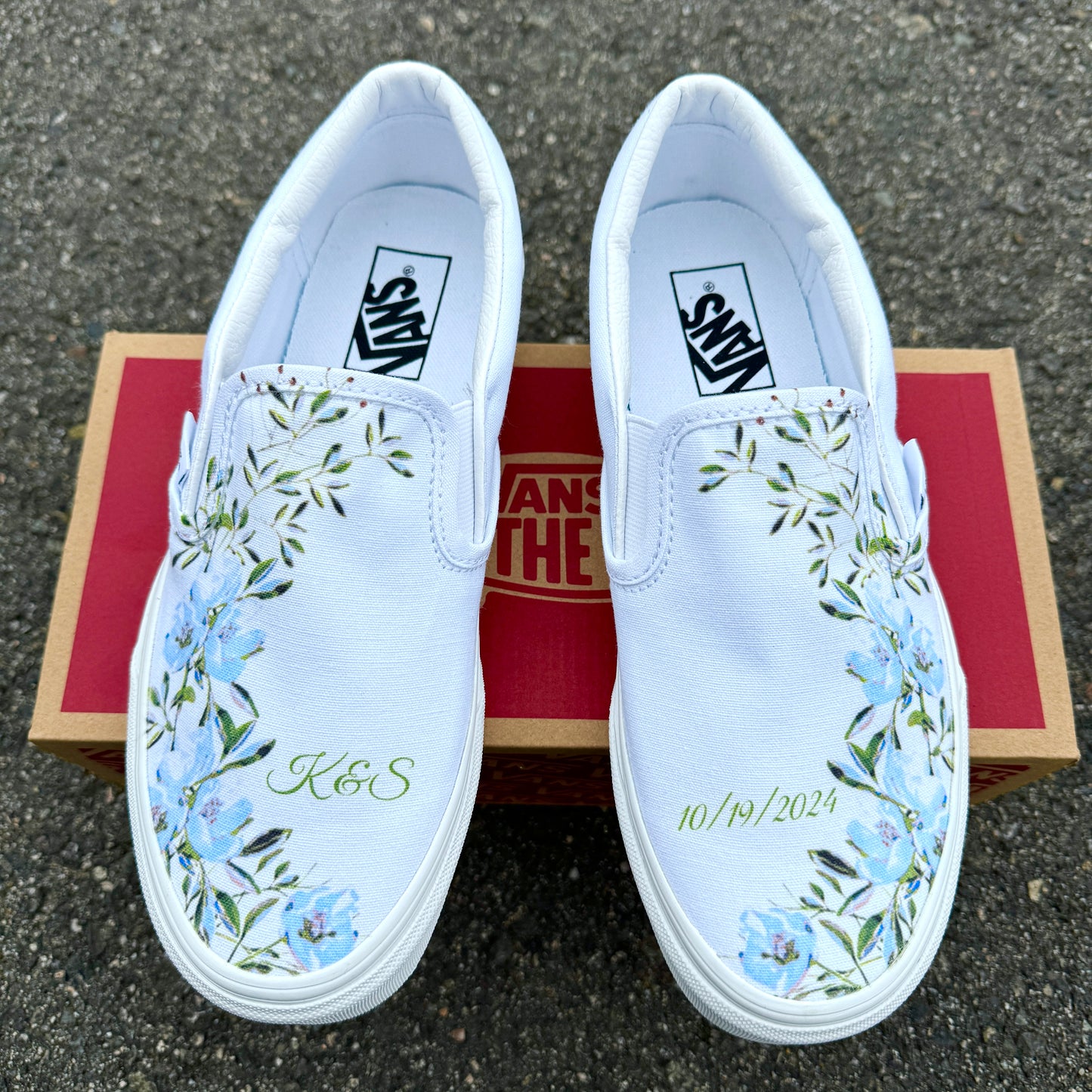 custom personalized wedding vans shoes