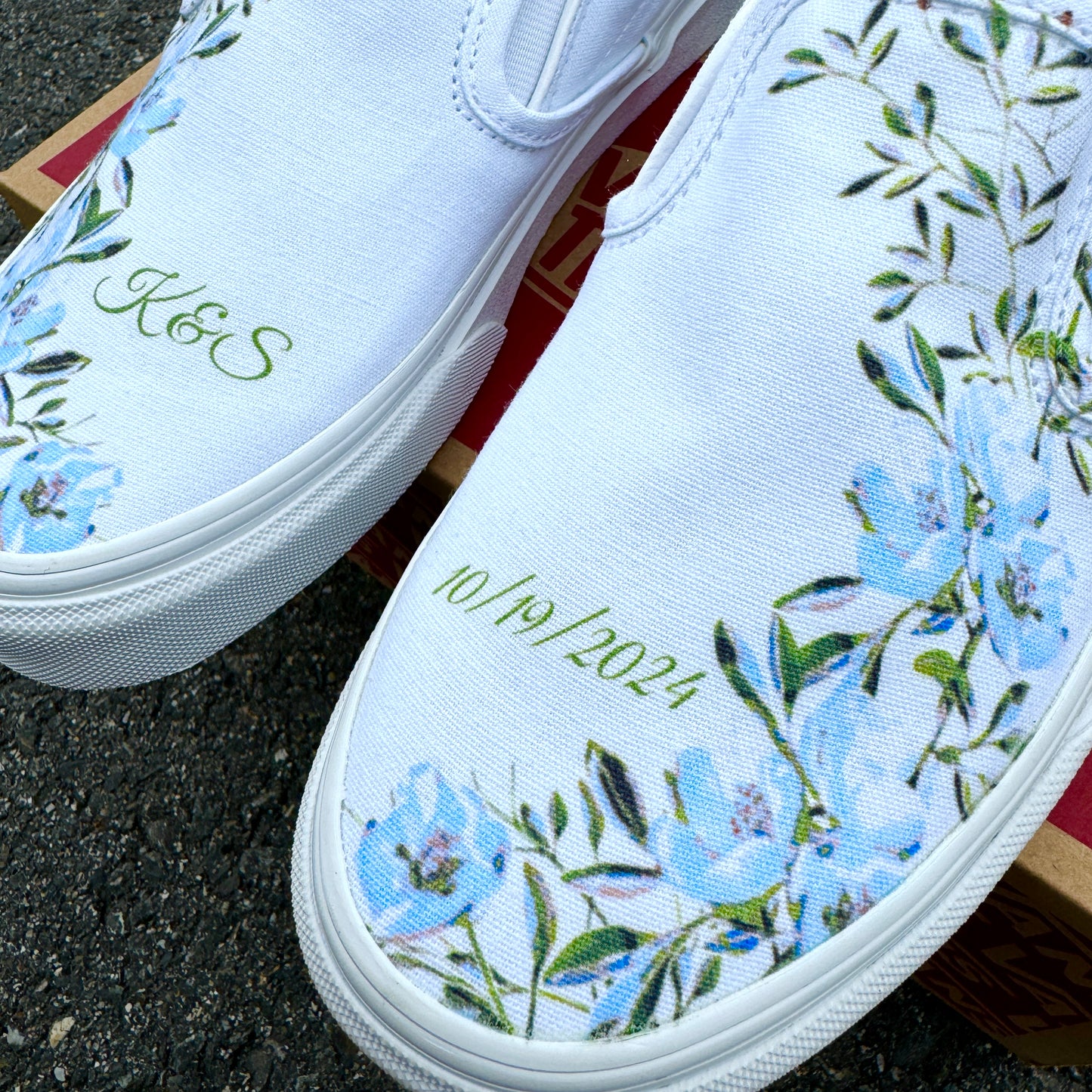 custom personalized wedding vans shoes