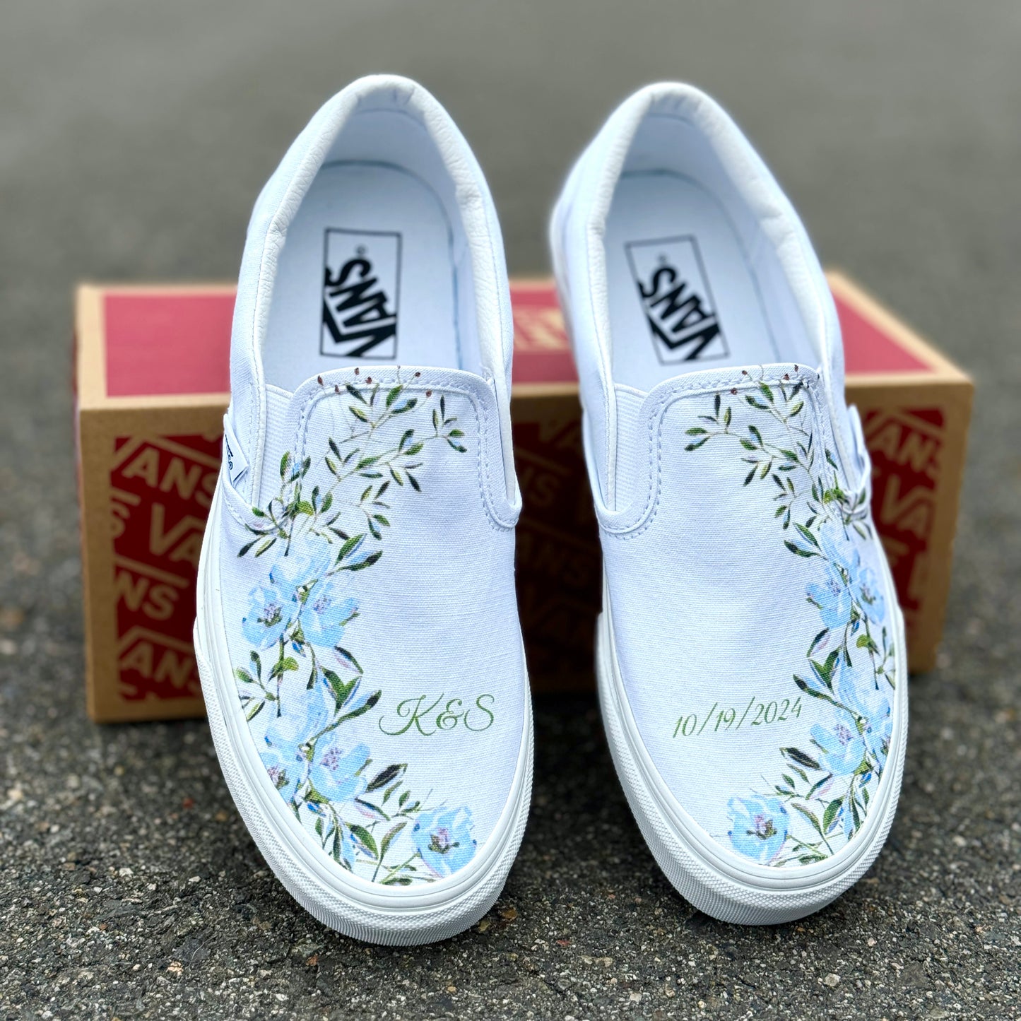 custom personalized wedding vans shoes