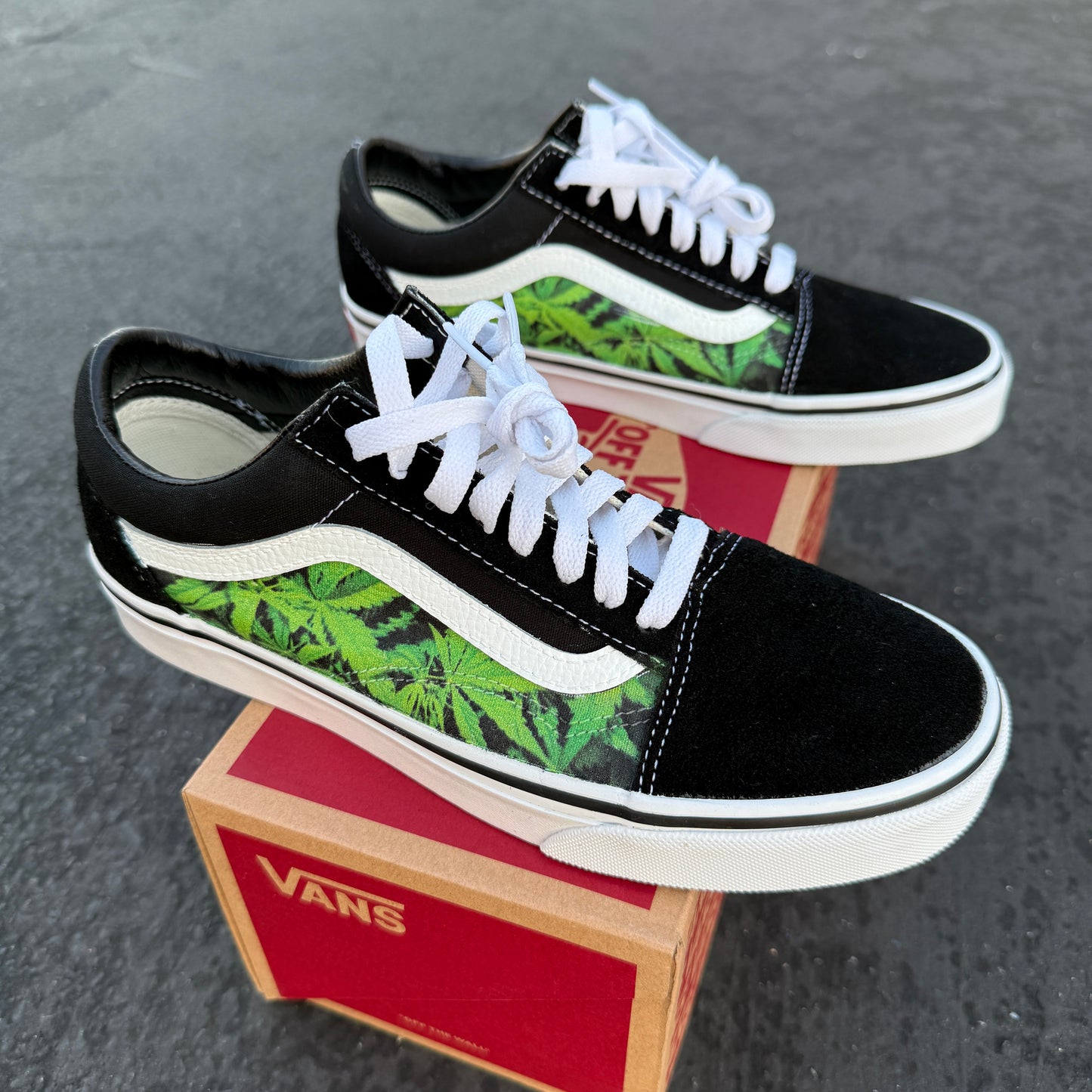marijuana vans old skool shoes