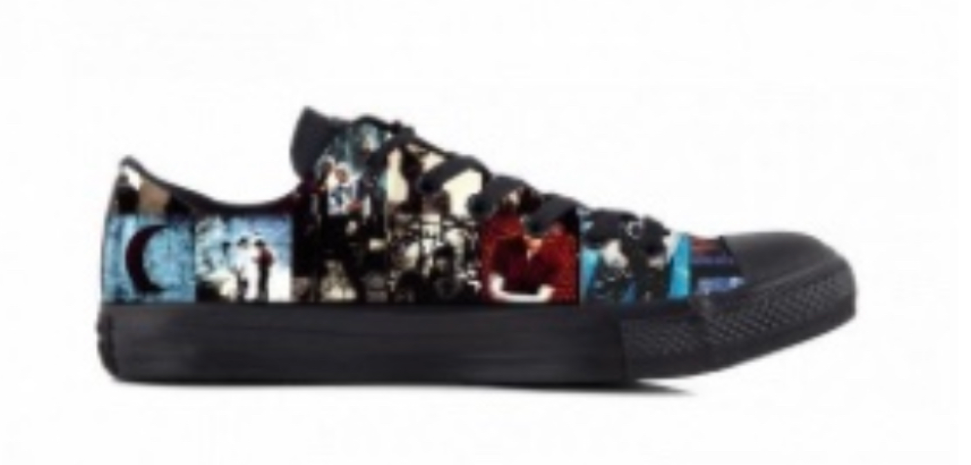 US Men size 10.5 black/black Converse Low Top Chucks - Custom Order