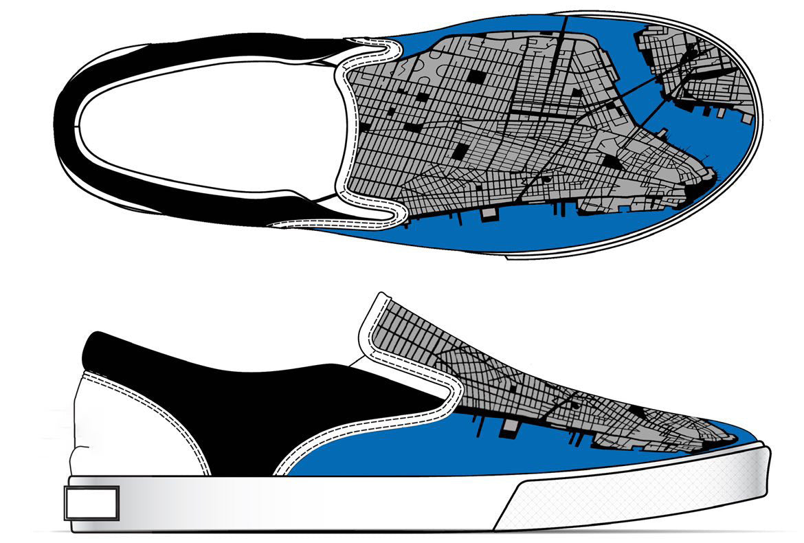 2 Pairs of Custom Slip On Vans for Daniel Studios - Custom Vans Shoe