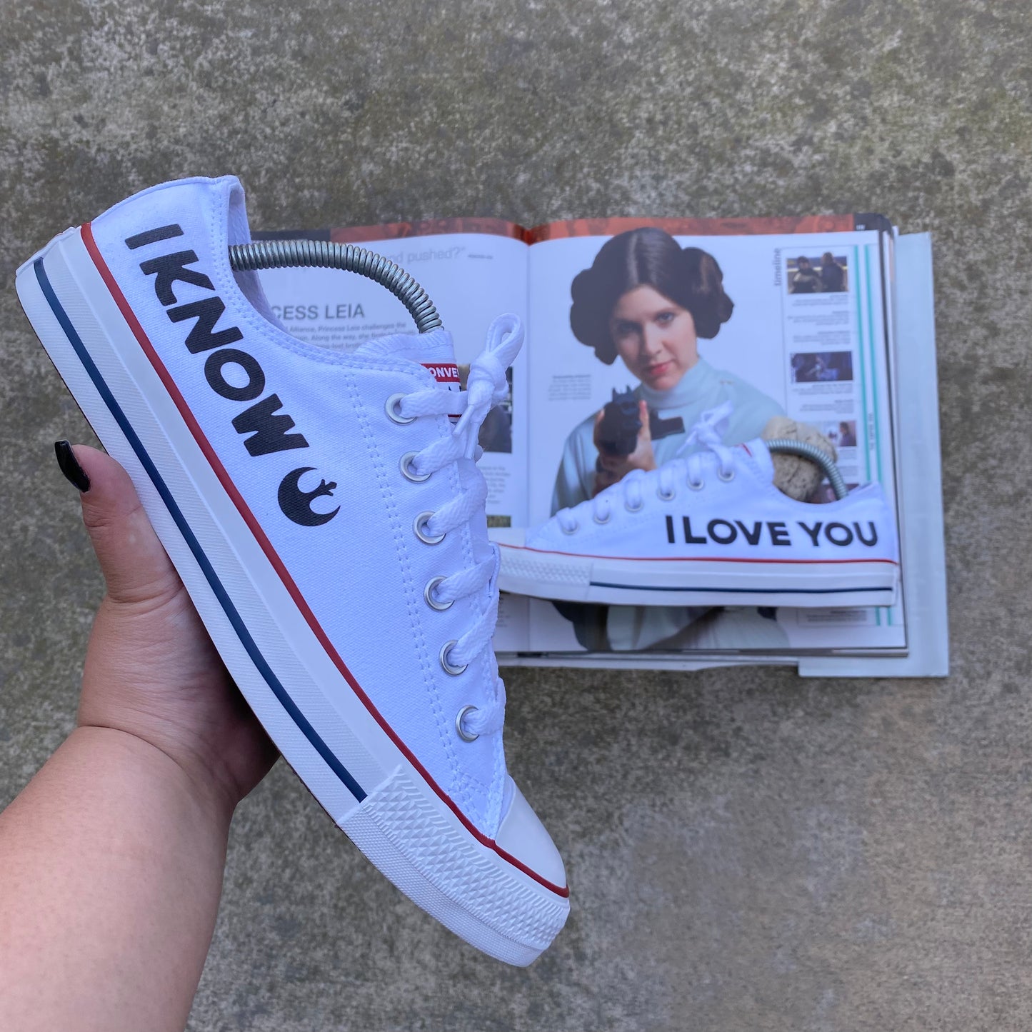 Star Wars I Love You I Know Princess Leia Han Solo Wedding Shoes