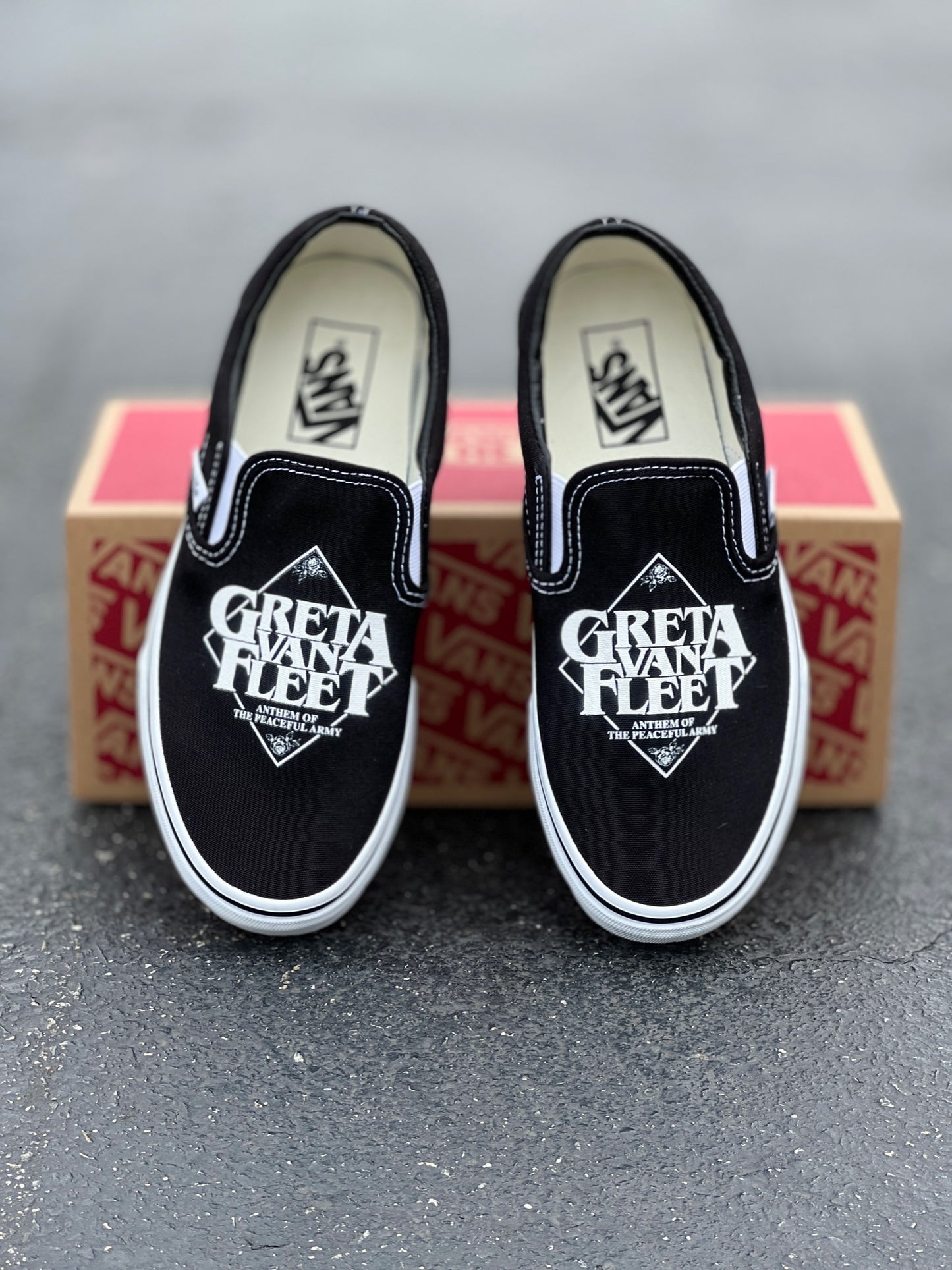 Greta Van Fleet Custom Slip On Shoes