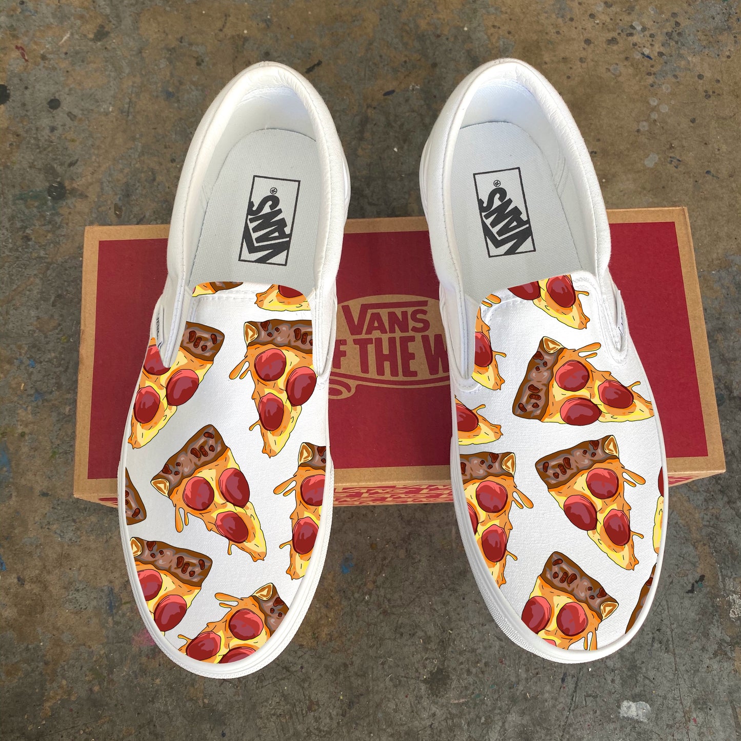 Slice O' Pizza Slip-Ons Wish