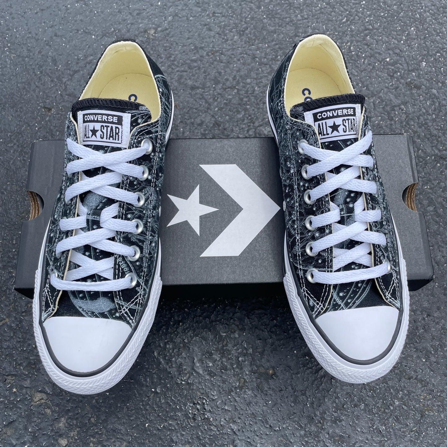 Astronomy - Custom Low Top Shoes - Custom Converse Shoes