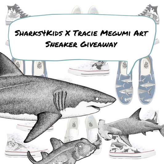 Sharks4Kids X Tracie Megumi Art Sneaker Giveaway