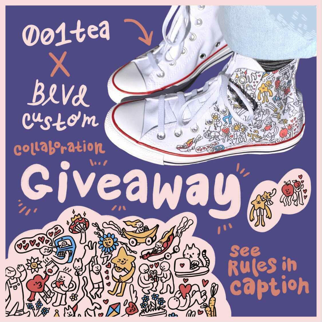 001tea Sneaker Giveaway