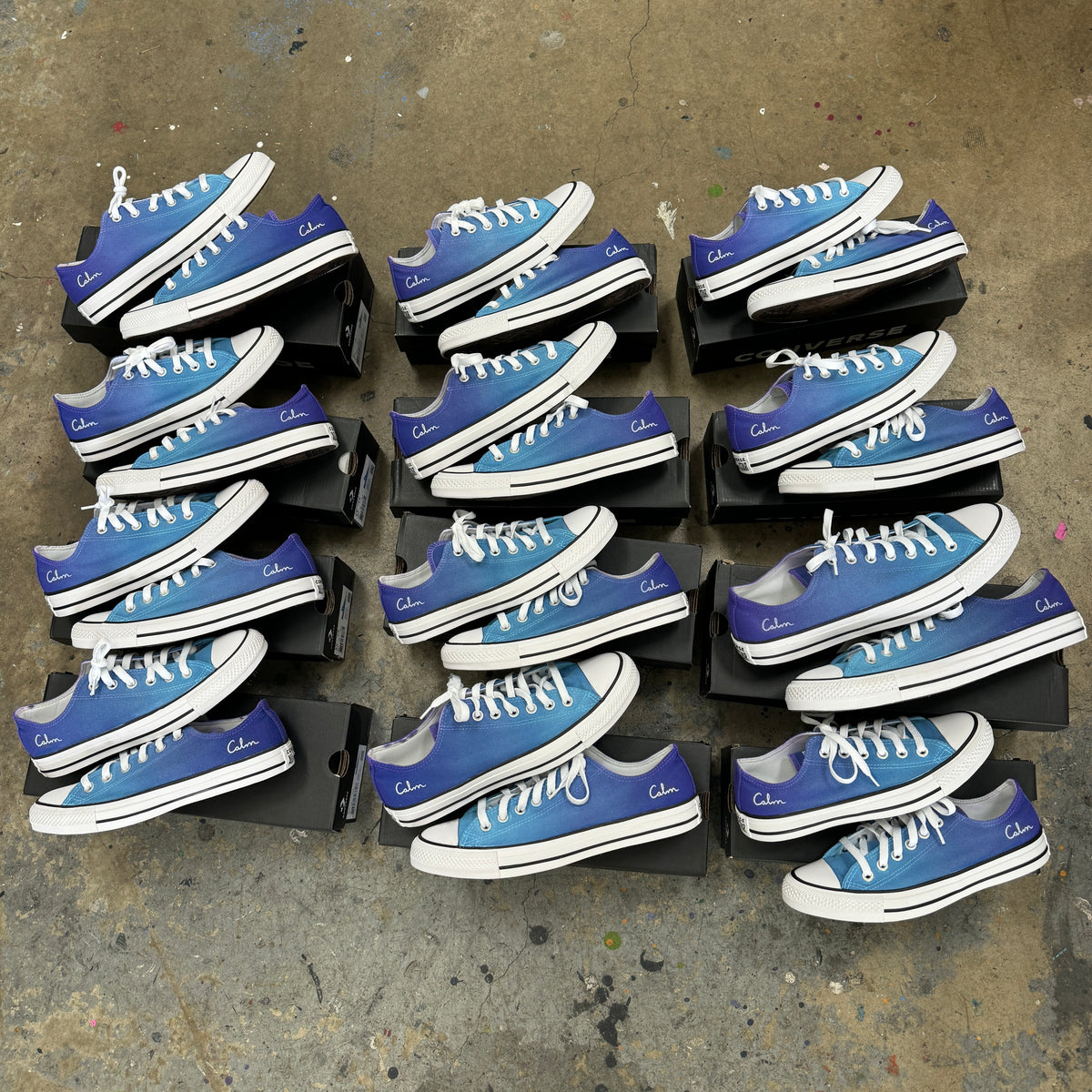 Custom Chucks Custom Calm Converse Chuck Taylor Low Tops – BlvdCustom