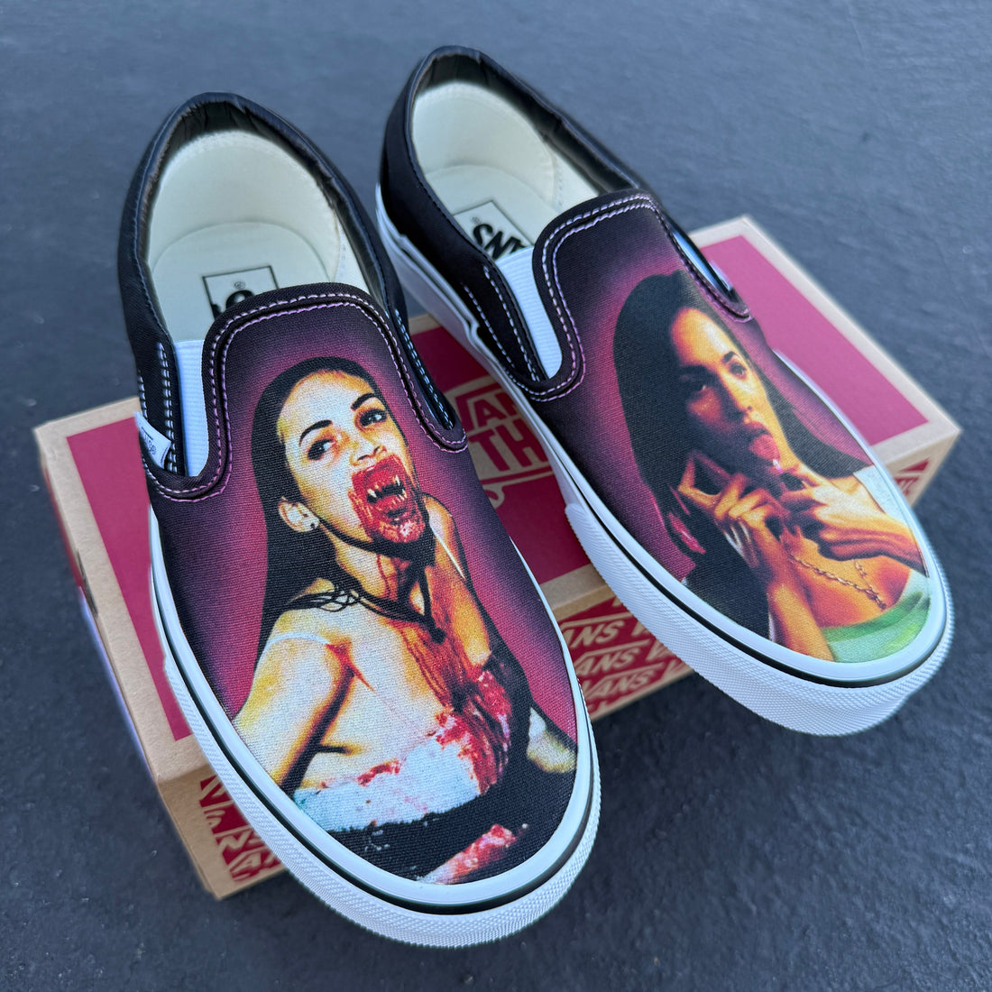 Shoes of the Month! Custom Vans + Converse
