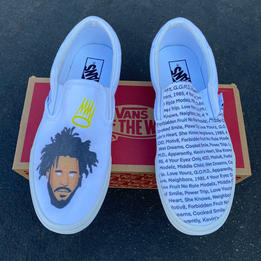 Musician Sneaker Series - J Cole Slip On Vans