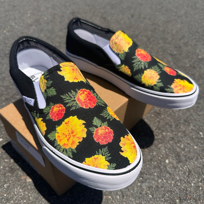 Flower Slip On Shoes