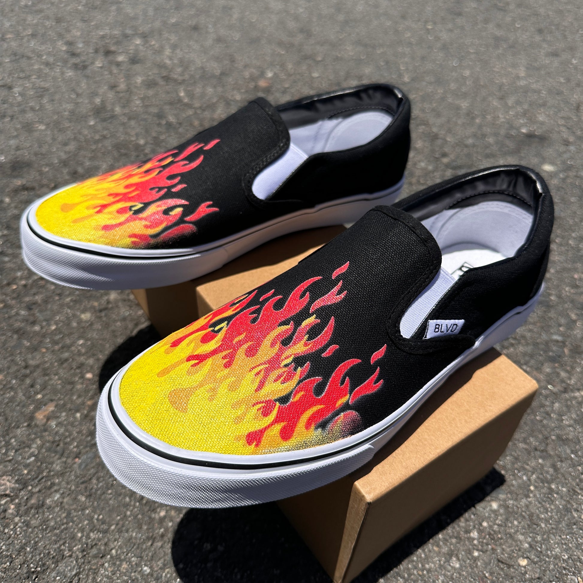 hot rod flames shoes