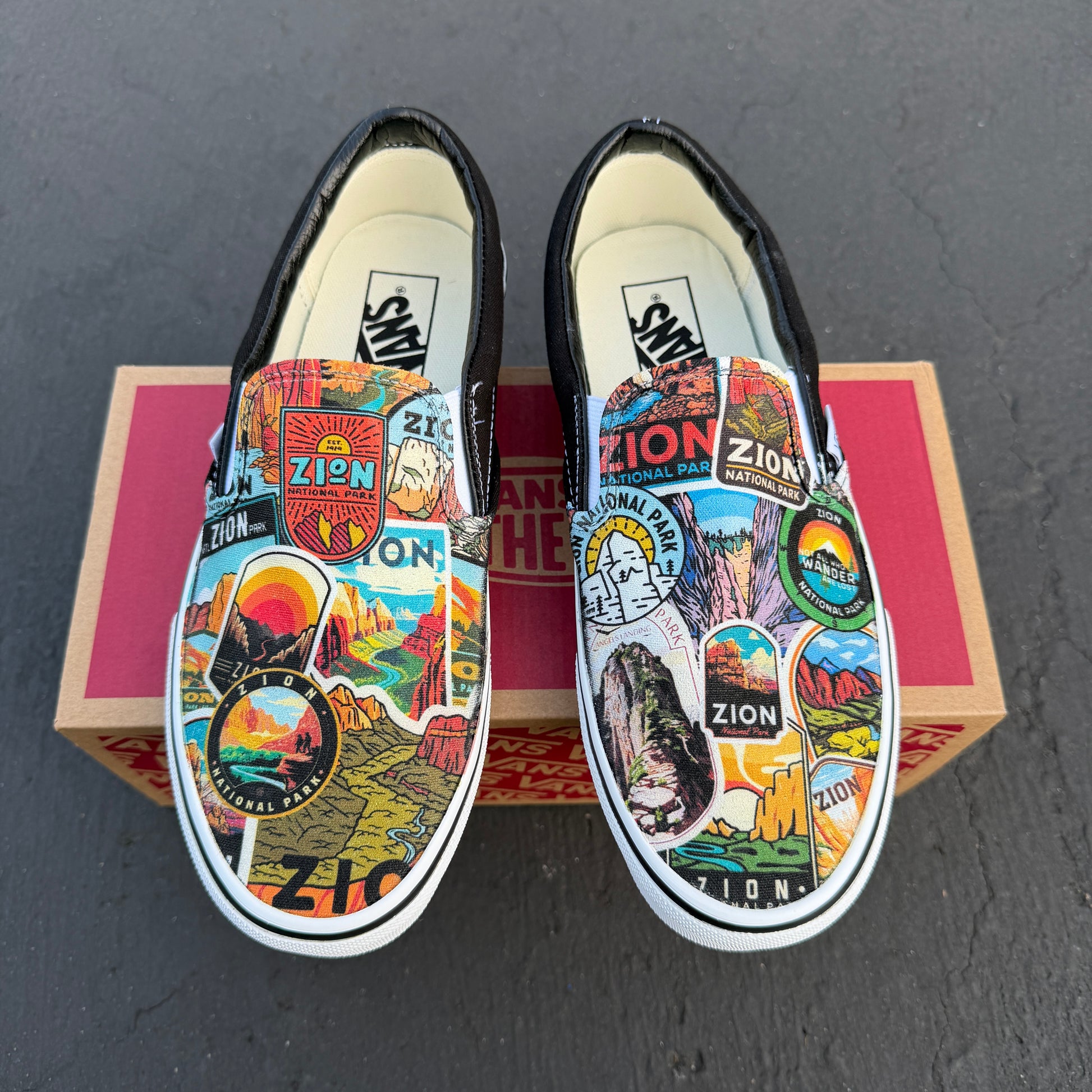 Zion National Park Slip On Vans Shoes