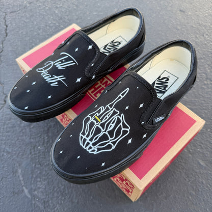 till death wedding vans shoes for men