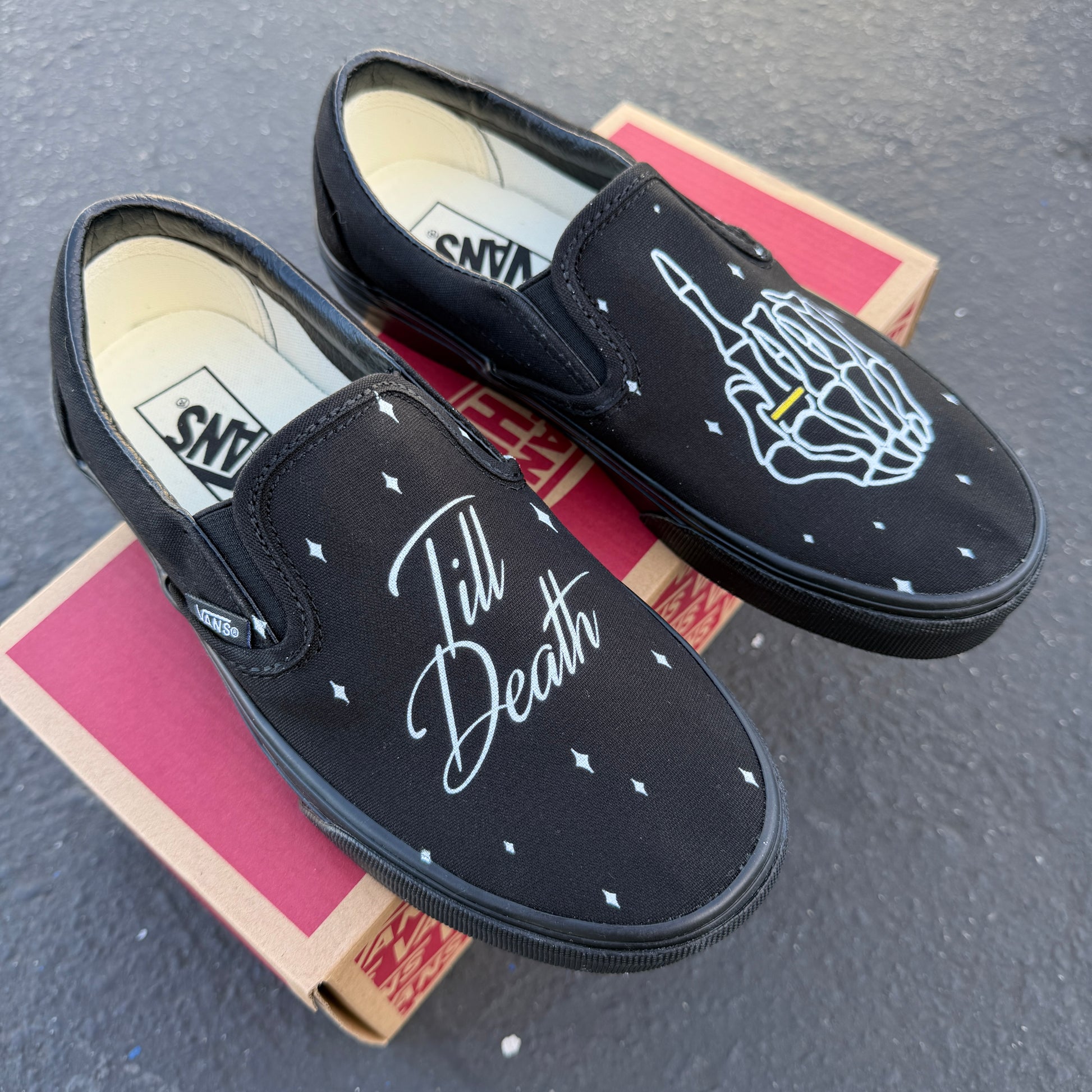 till death wedding vans shoes for men