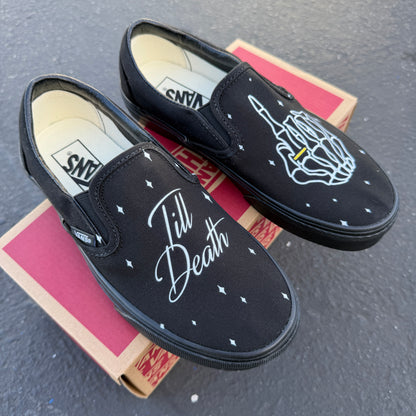 till death wedding vans shoes for men