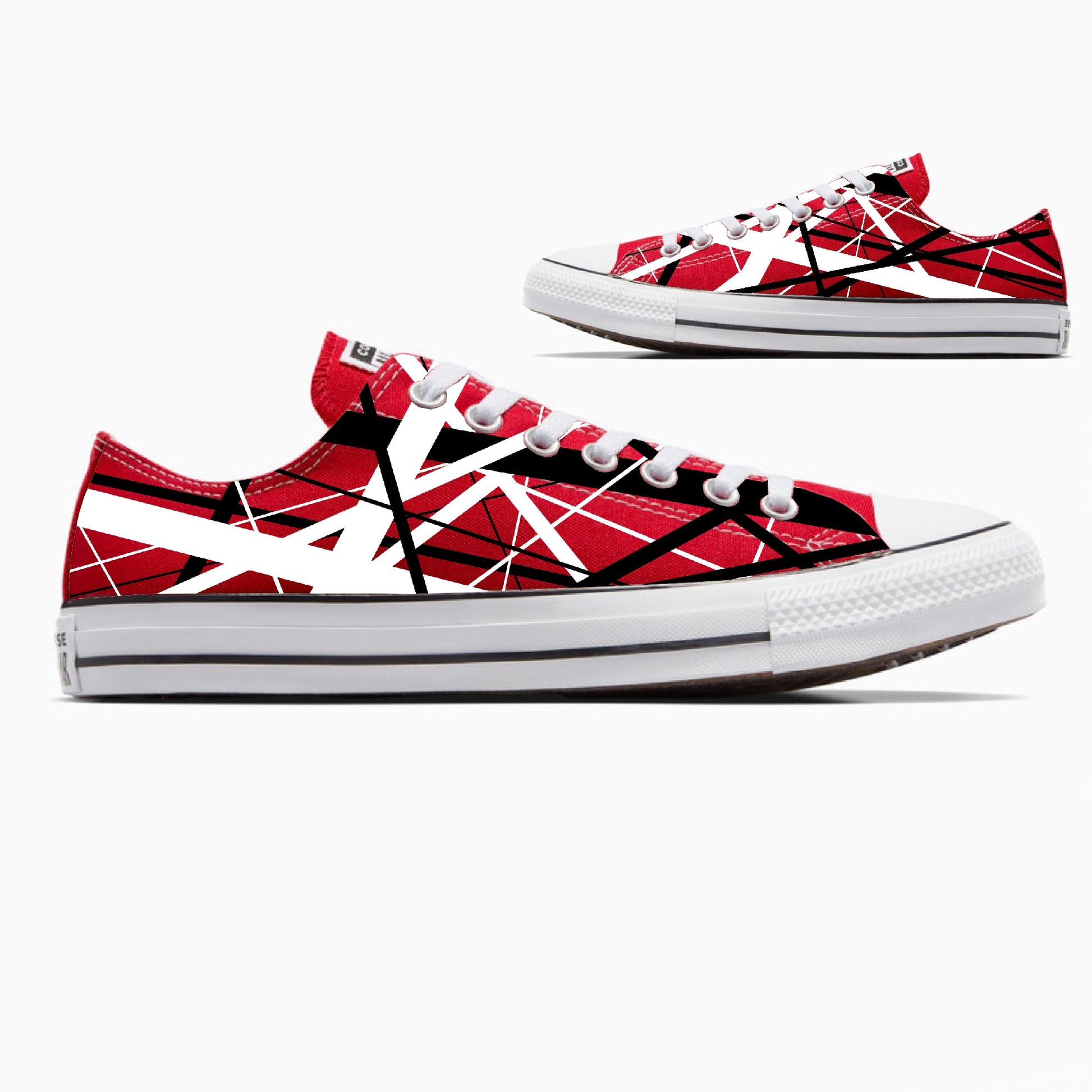 frankenstrat guitar Van Halen converse shoes