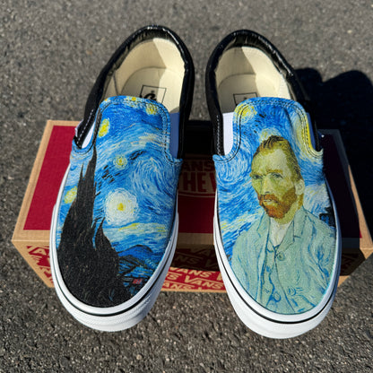 Van Gogh starry night shoes
