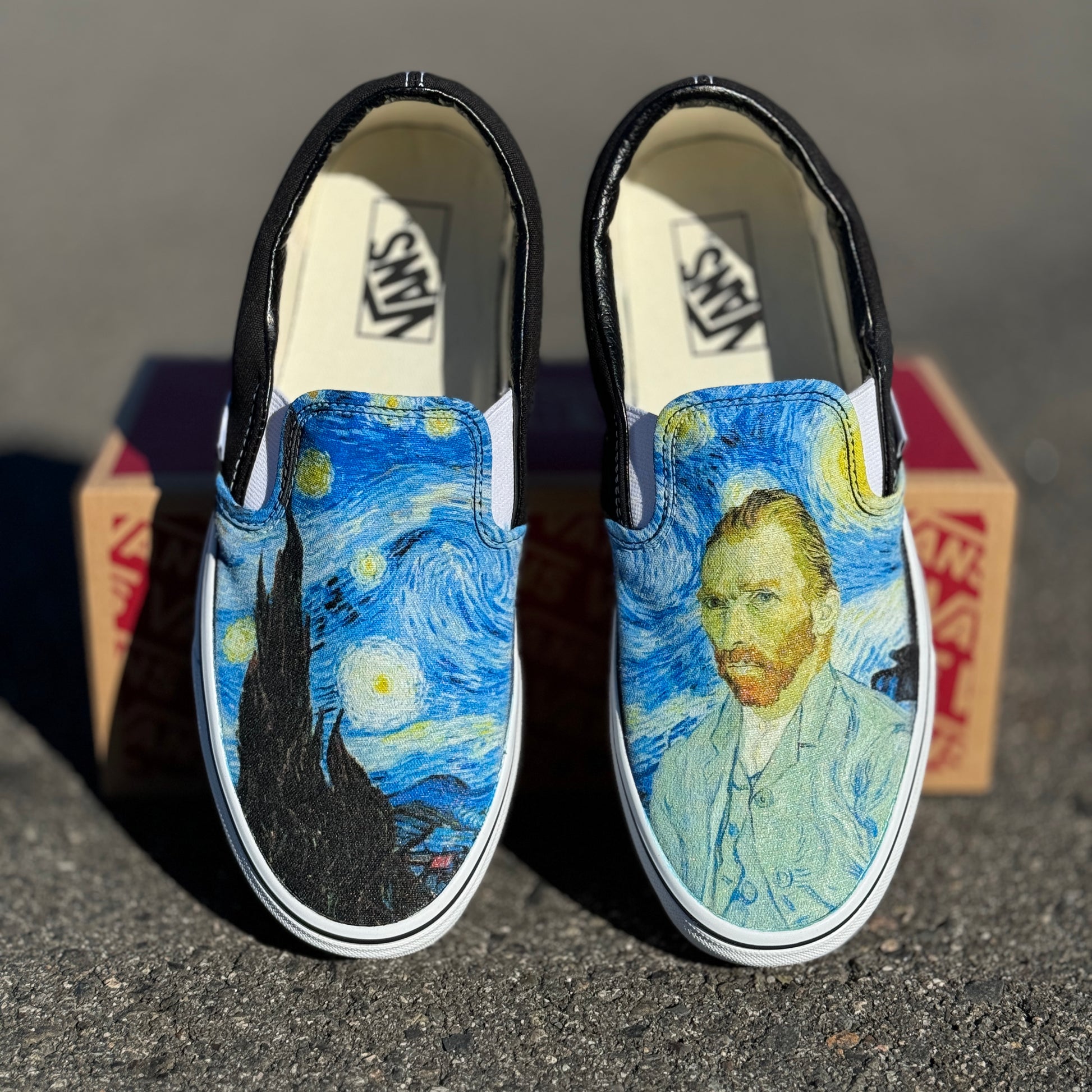 Vans vincent van gogh shoes Clearance
