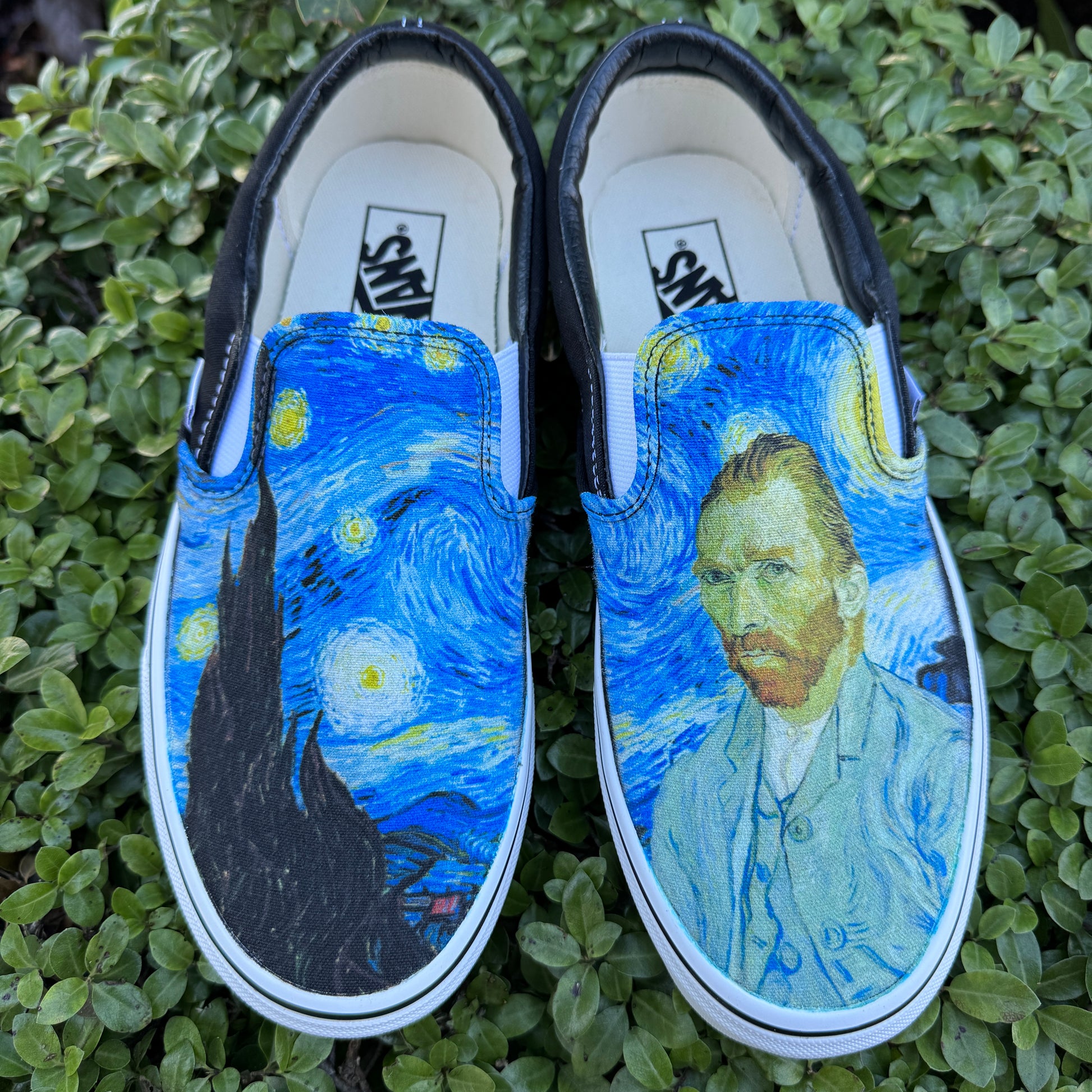 Vans van gogh starry night shoes Clearance