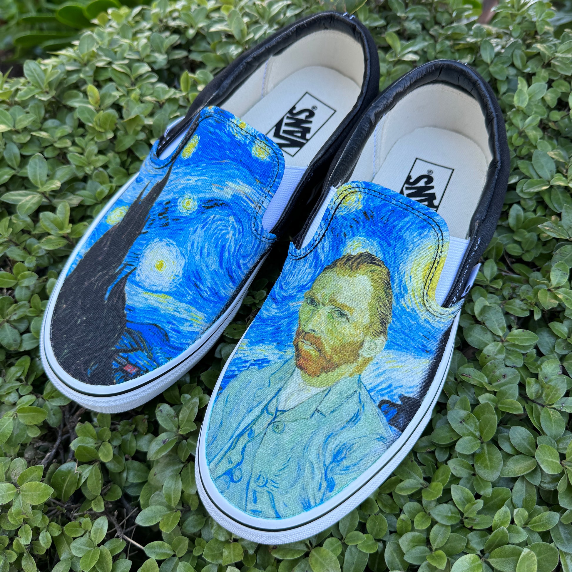 Vans van gogh starry night shoes Clearance