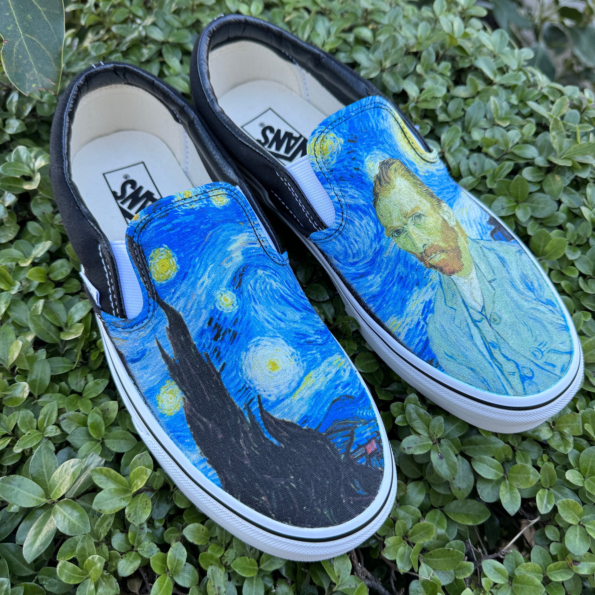 Vans van gogh starry night shoes Clearance