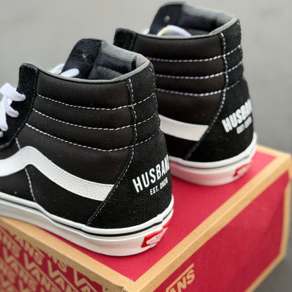 Vans Sk8 Hi Custom HUSBAND EST. 2026 Wedding Vans