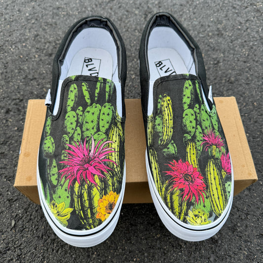 Cactus Theme BLVD Original Slip On Shoes