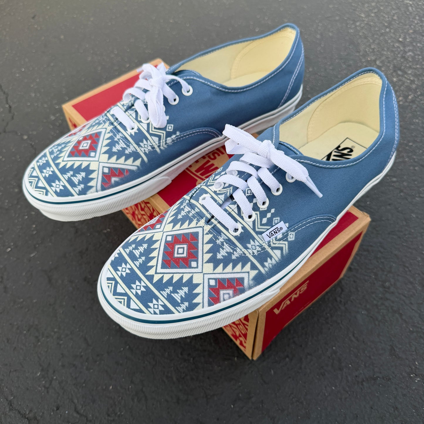 custom vans authentic shoes