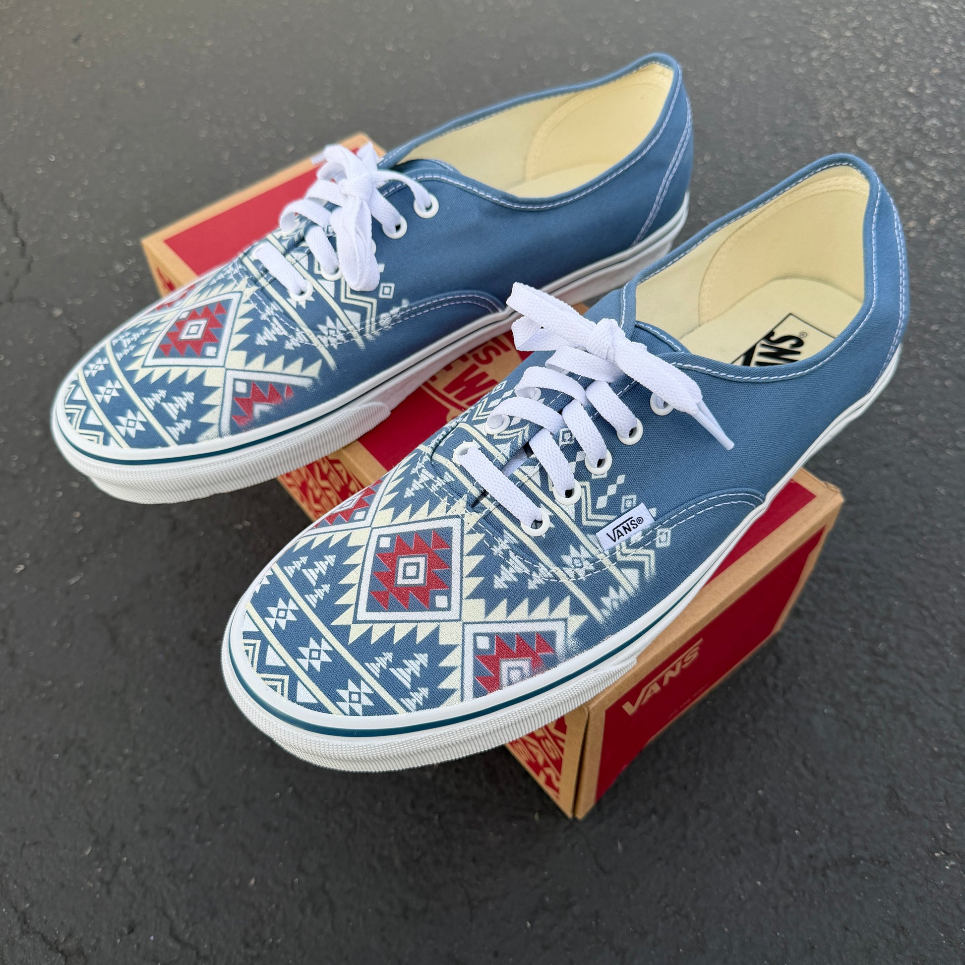 custom vans authentic shoes