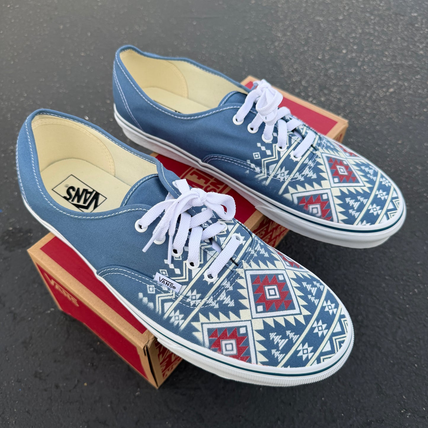 custom vans authentic shoes