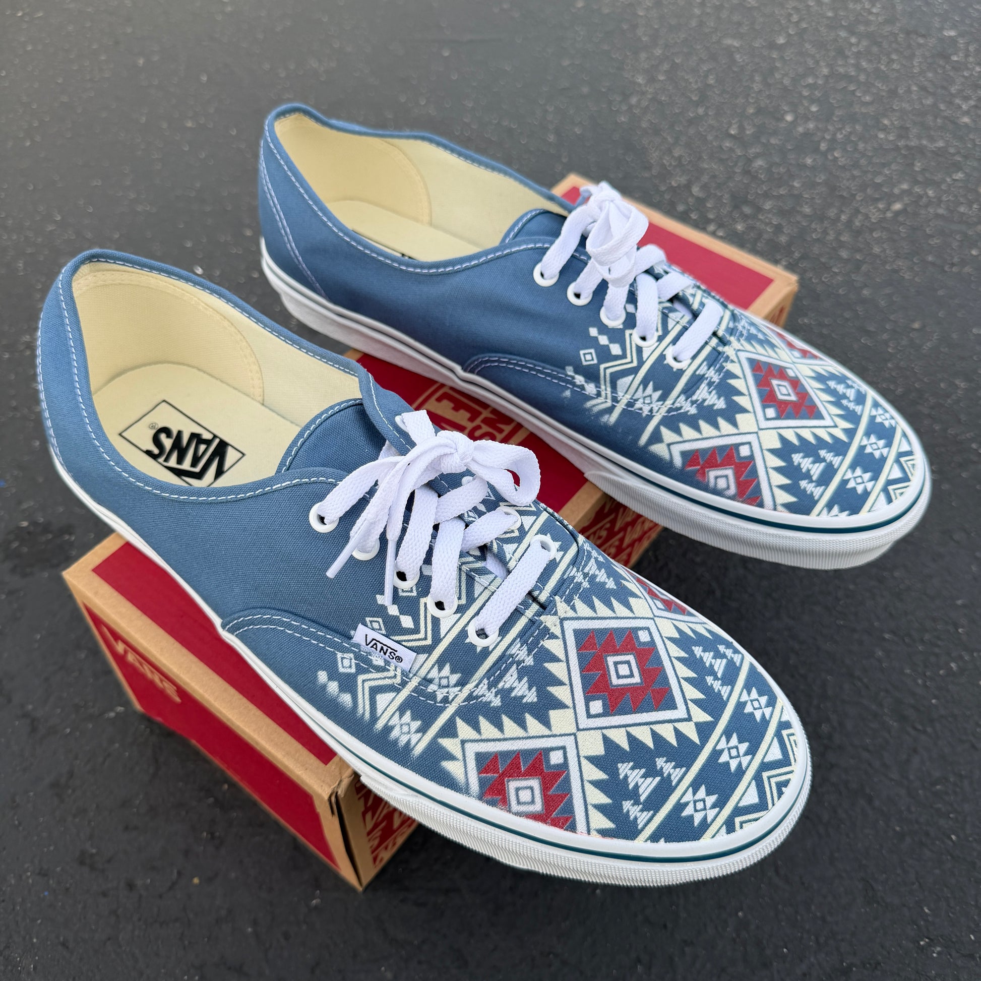 custom vans authentic shoes
