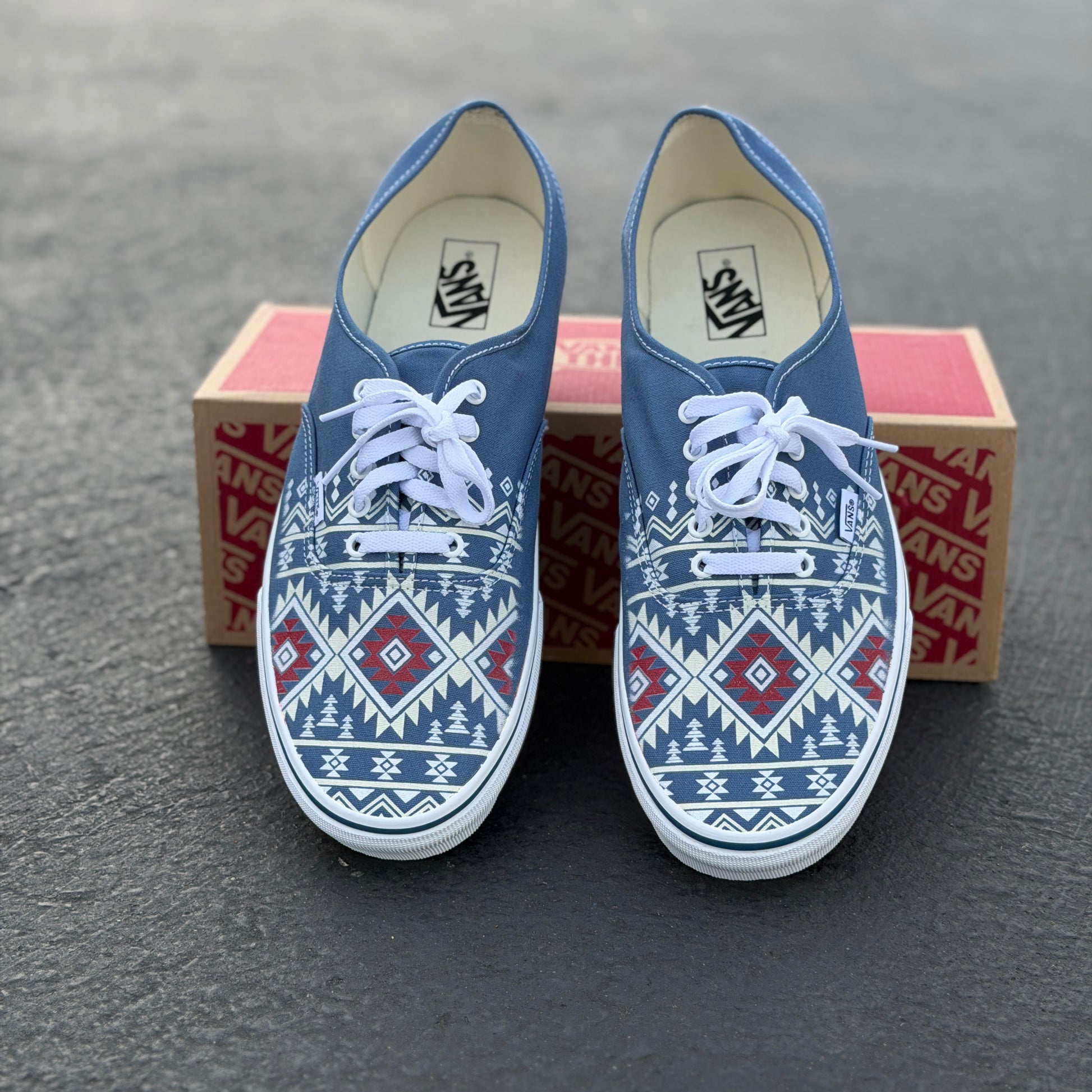 custom vans authentic shoes