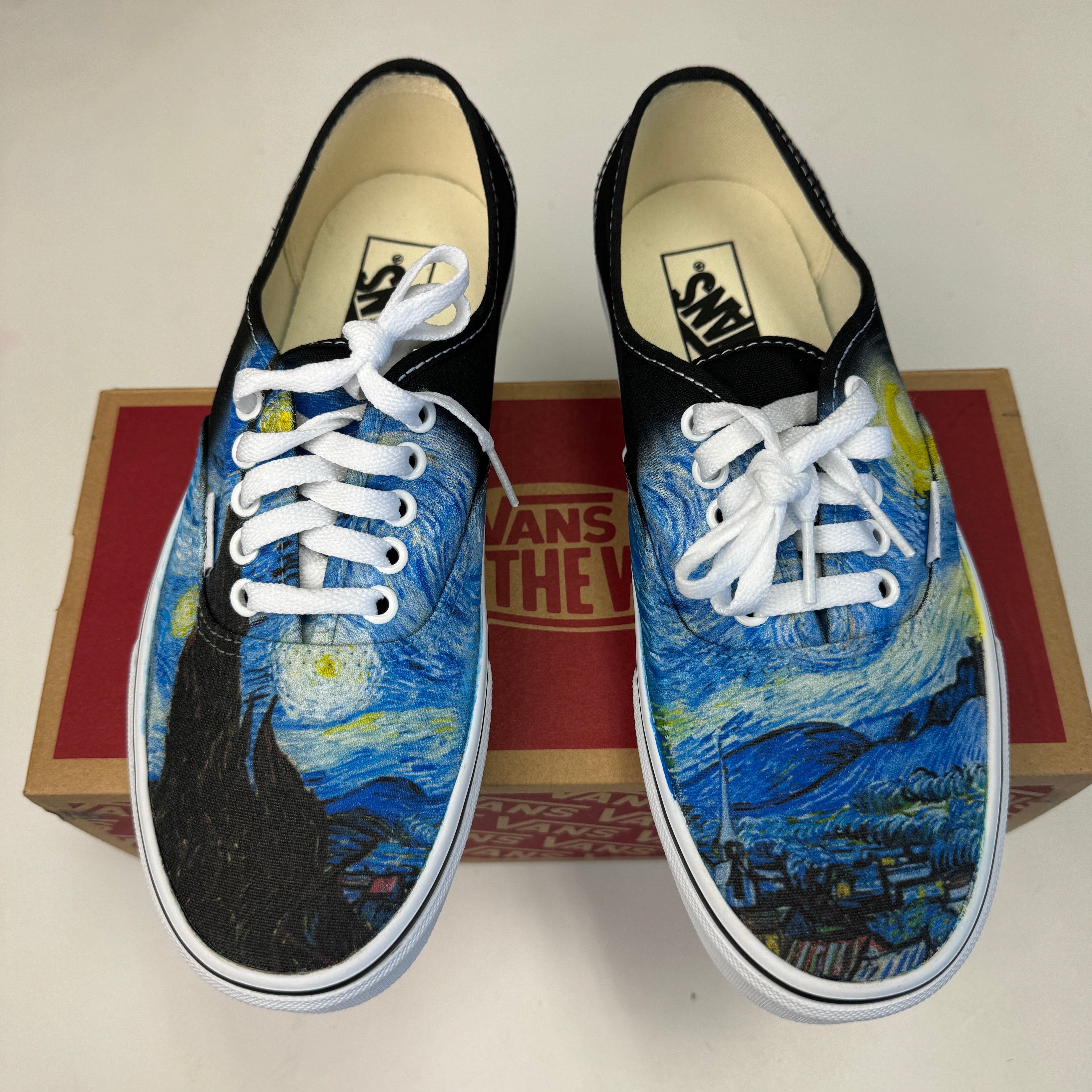 VANS★AUTHENTIC★星柄★STARRY NIGHT DENIM VANS Authentic Shoes (starry Night Denim) Unisex Blue