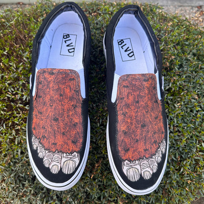 Big Foot Custom BLVD Slip On Shoes - Sasquatch Shoes for Men and Women