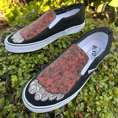 Big Foot Custom BLVD Slip On Shoes - Sasquatch Shoes for Men and Women