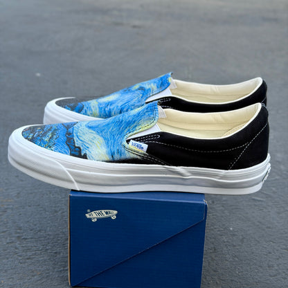 Starry Night Vans Premium Slip On Shoes