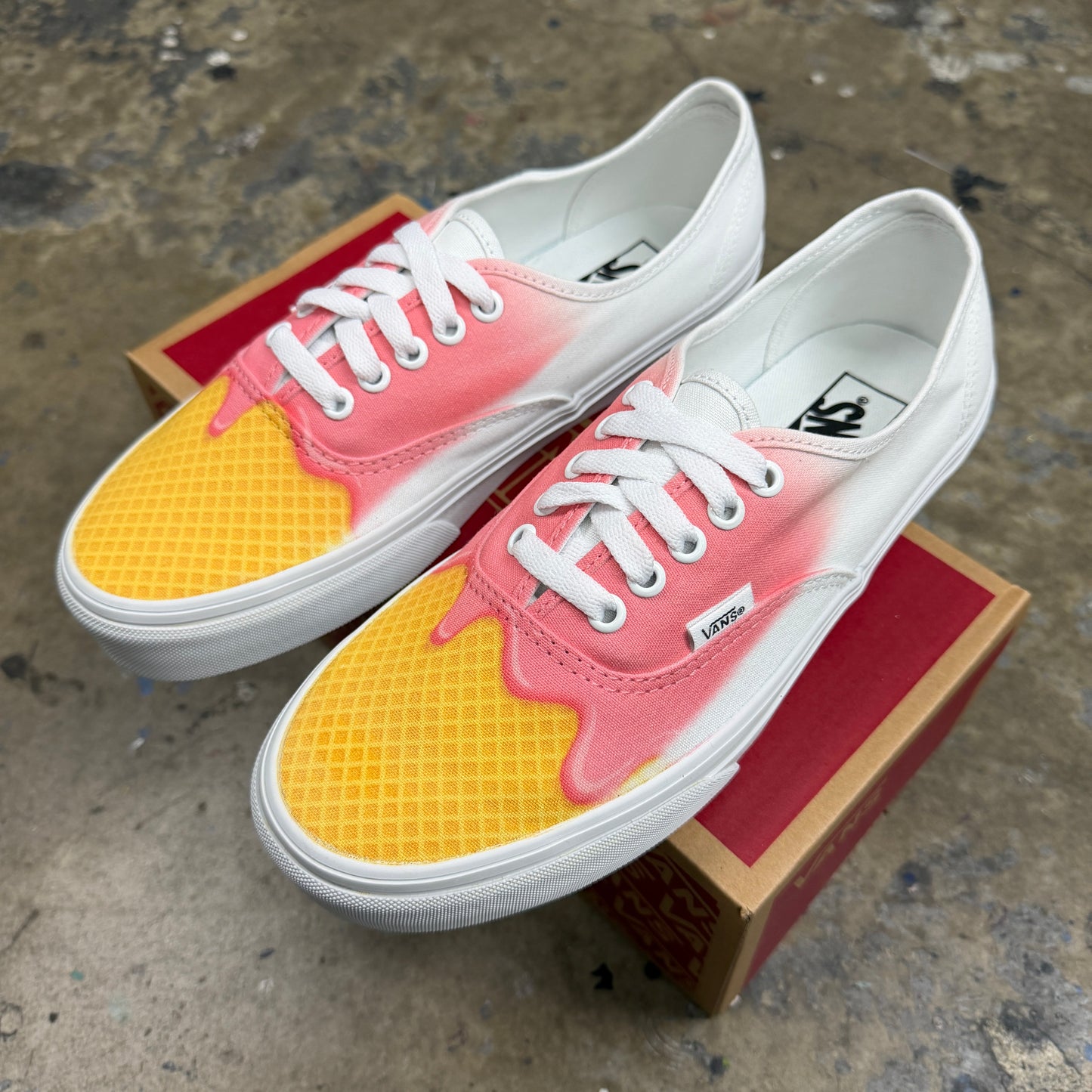 ice cream vans authentic shoes customized