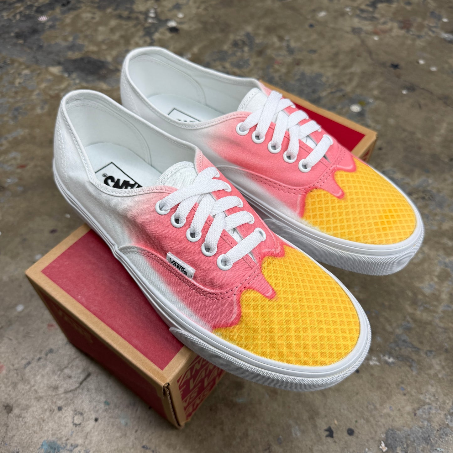 ice cream vans authentic shoes customized