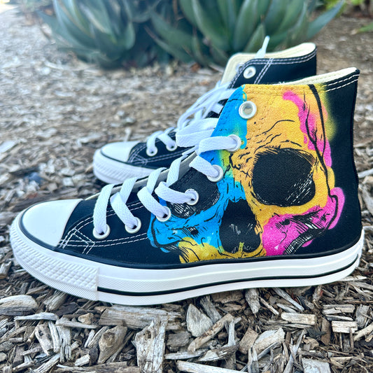 YOUR BUSINESS LOGO - Custom Converse - Hand Painted Converse