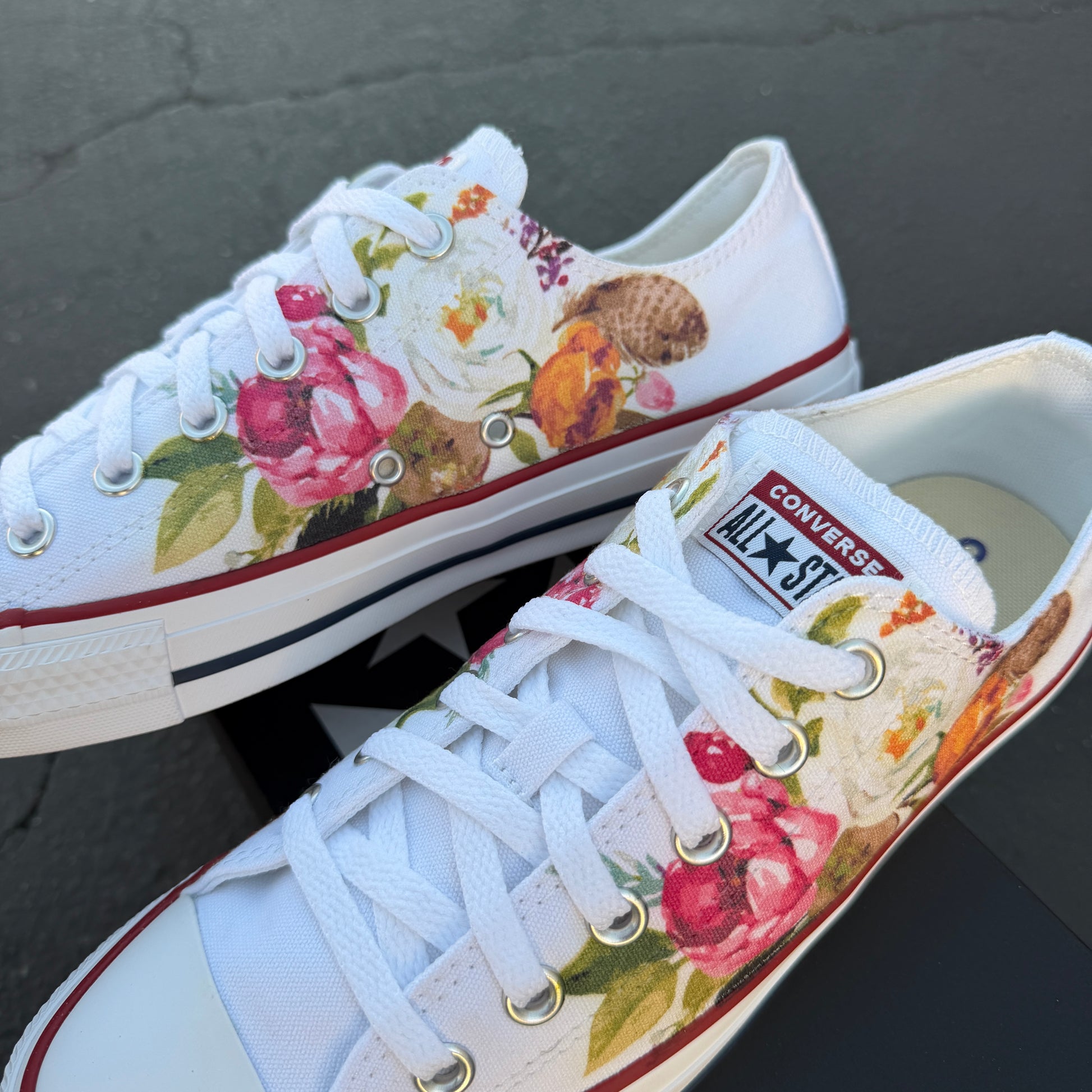watercolor converse chuck Taylor low top shoes