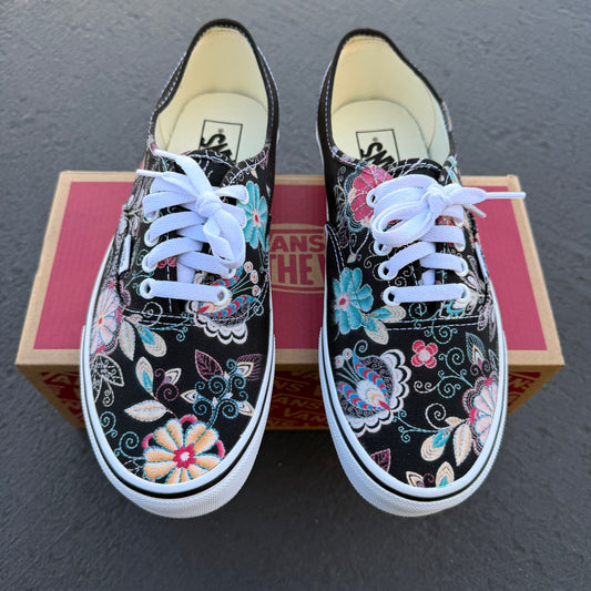 custom embroidery vans authentic shoes