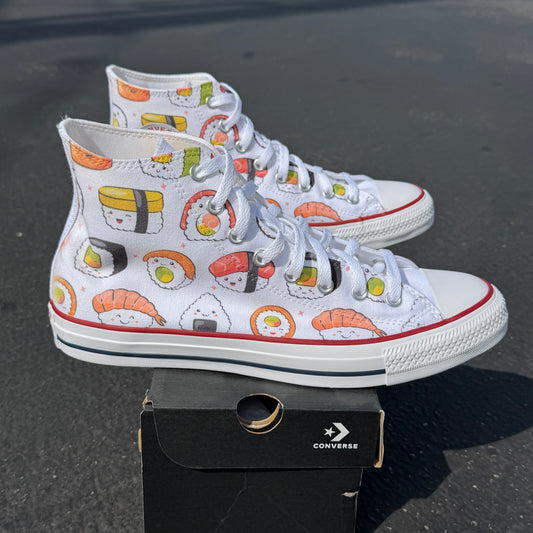 sushi converse Chuck Taylor high top shoes