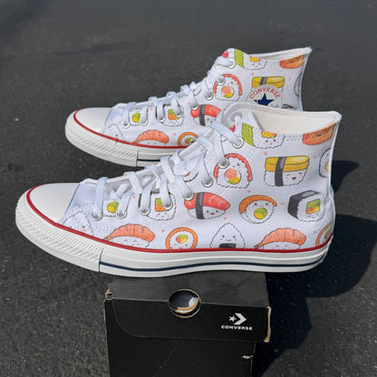 sushi converse Chuck Taylor high top shoes
