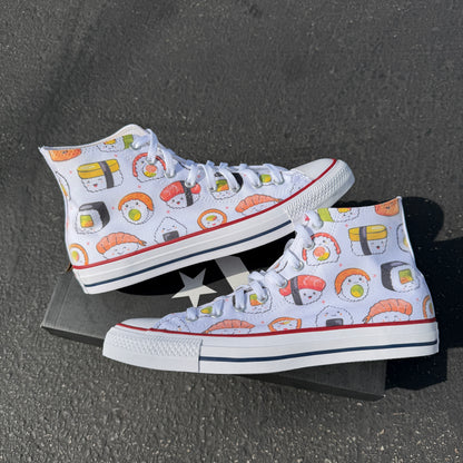 sushi converse Chuck Taylor high top shoes