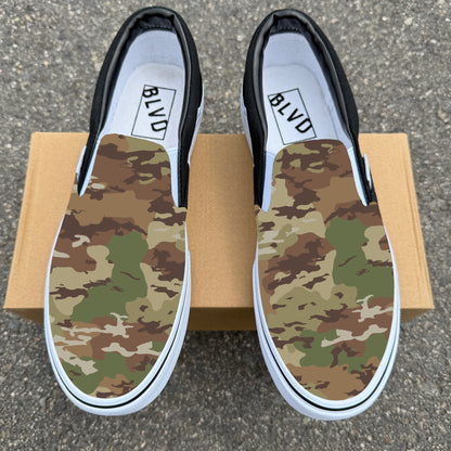 Multicam Camo Print BLVD Original Slip On Shoes